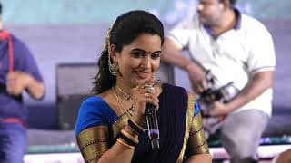  Anchor Fun Interaction With Raju Weds Rambai Team at Raju Weds Rambai MASS BHARAATH EVENT