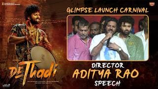 Director Aditya Rao Gangasani Speech at Dethadi Movie Glimpse Launch Carnival |Ashish |Shreyas Media