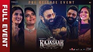 The RajaSaab Pre-Release Full Event | Prabhas, Nidhhi Agerwal | Maruthi | Shreyas Media