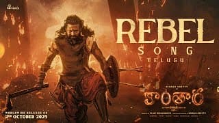 Rebel Lyrical Song (Telugu) - Kantara Chapter 1 | Rishab Shetty, Rukmini Vasanth | Hombale Films