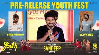 Producer Sandeep Speech at Youth Movie Pre-Release Youth Fest | Ken Karunaas | GV Prakash Kumar