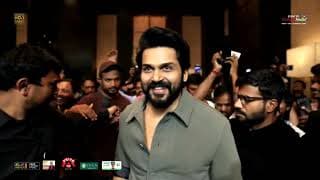 Hero Karthi Entry at Annagaru Vostaru Pre-Release Event 