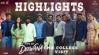 Deewana Team College Tour | CMR College Visit Highlights 🎬 | Harshith, Smeha | Shreyas Media
