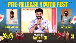 Music Director Jay Krish Speech at Youth Movie Pre-Release Youth Fest | Ken Karunaas | GV Prakash