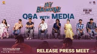 Q&A With Media at Hey Balwanth Release Press Meet | Suhas | Shivani Nagaram | Shreyas Media