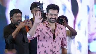 Energetic Star Ram Pothineni Entry at Andhra King Taluka Meet & Greet 