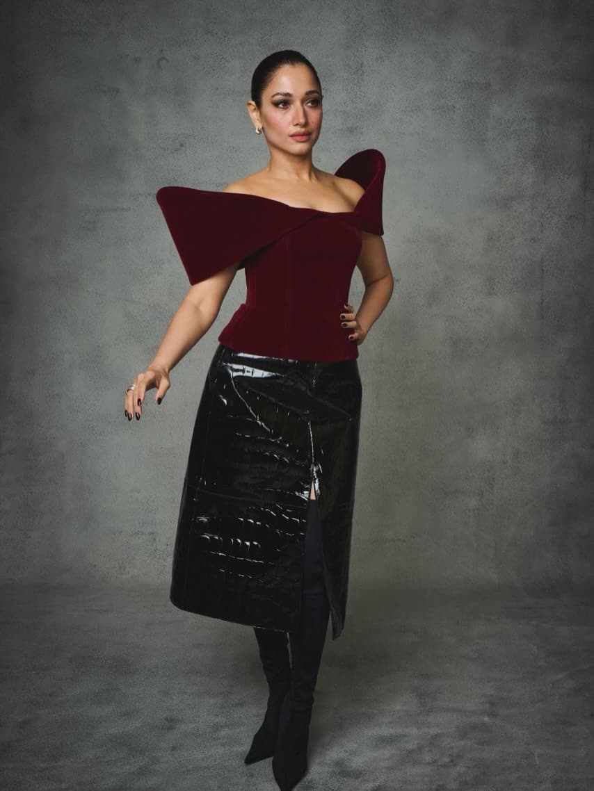 Tamannaah Stuns in Bold and Elegant High-Fashion Look!