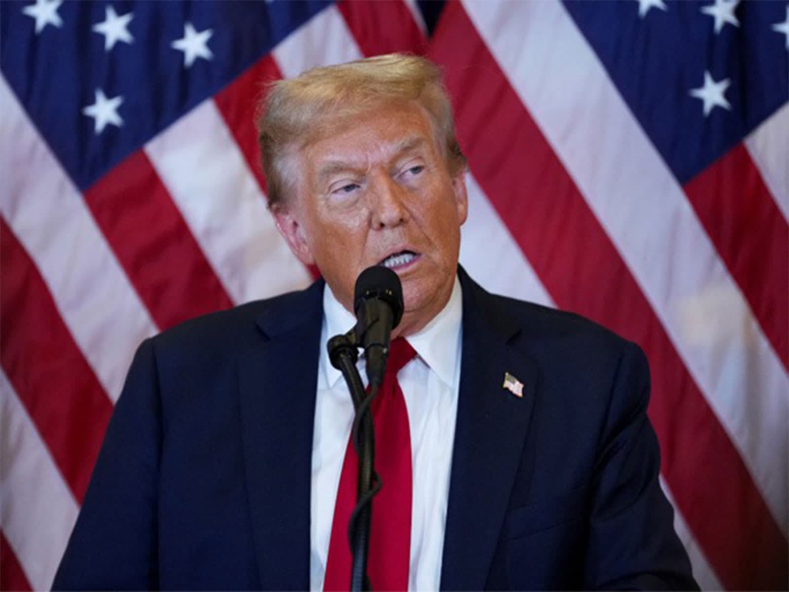 Humorous remark by Charles on Trump