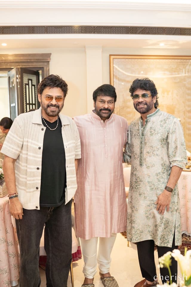 Tollywood Legends Unite for a Heartwarming Diwali
