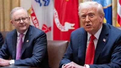 Trump’s Sharp Remark to Australian Envoy Kevin Rudd Caught on Camera