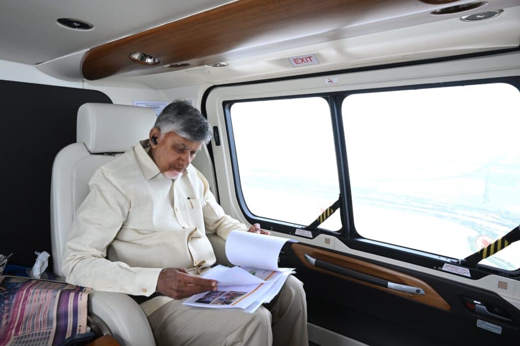 CM Chandrababu Assures Aid to Farmers During Konaseema Cyclone Tour