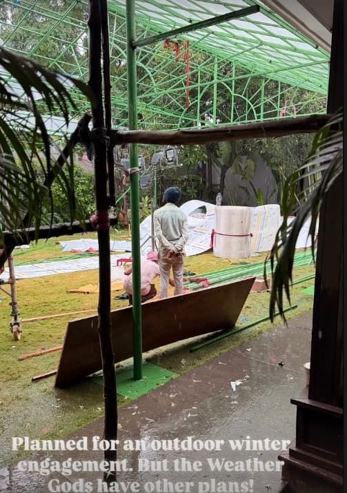 Rain Plays Spoilsport for Actor’s Big Day!