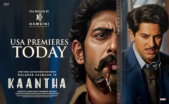 ‘Kaantha’ Shines in USA Premieres – Dulquer & Rana Bring Period Drama Magic!
