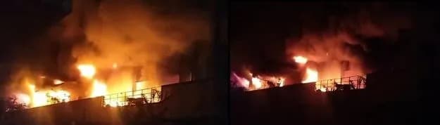 Massive Fire Breaks Out at Union Bank in Gudivada
