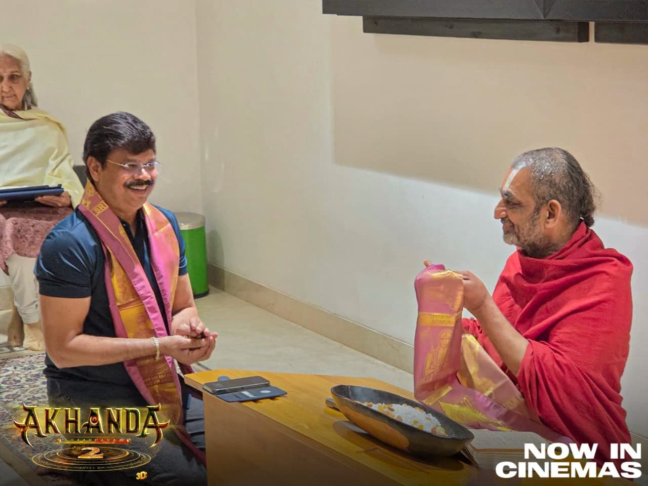 Boyapati Srinu Receives Blessings from Chinna Jeeyar Swamy Ahead of Akhanda 2