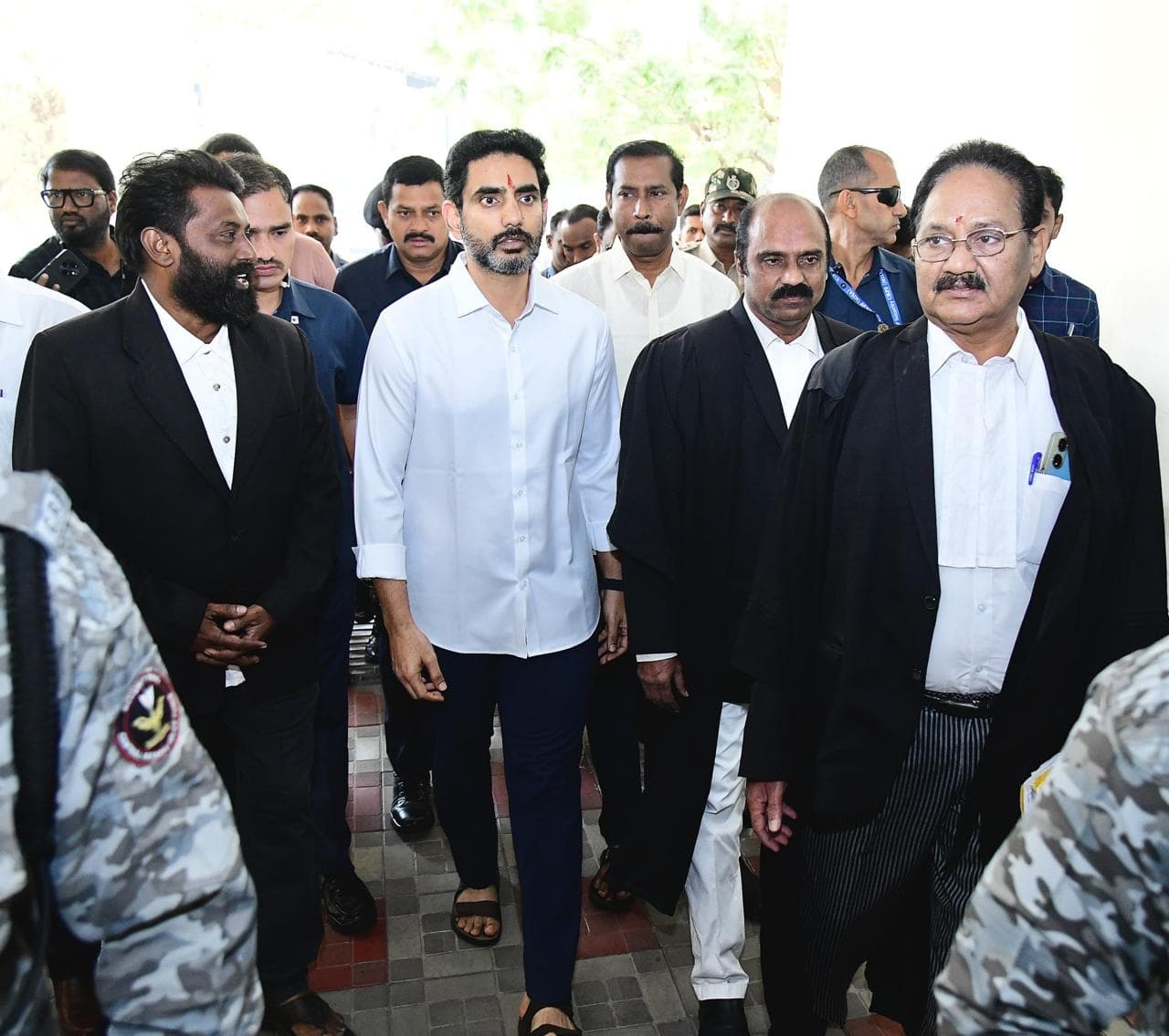 AP Minister Nara Lokesh attended the Vizag District Court!