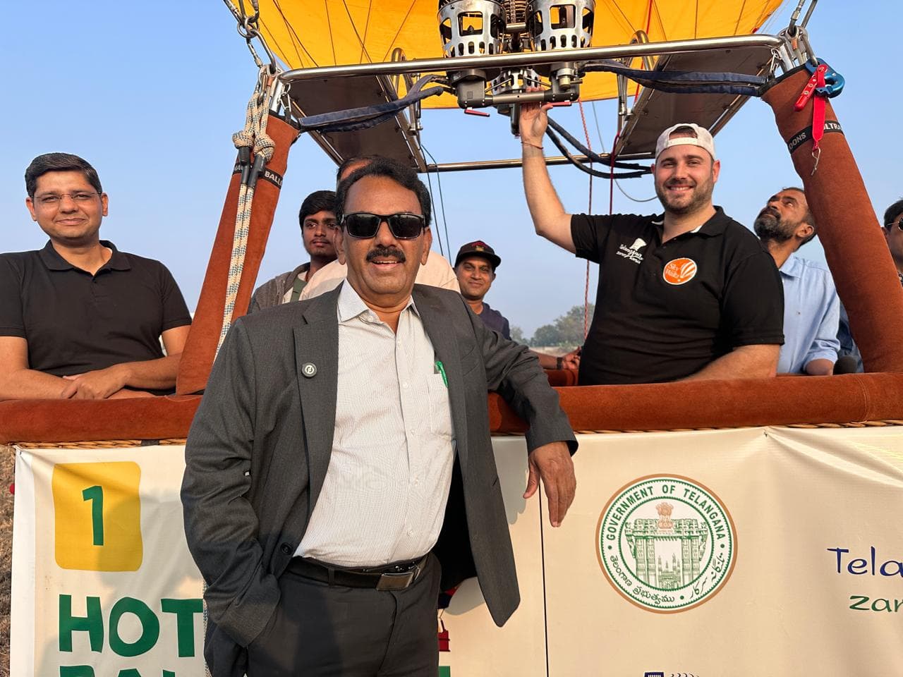 Hot Air Balloon Festival in Golconda Inaugurated by Minister Jupally..