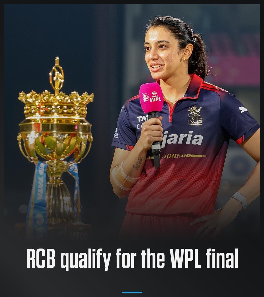 RCB Storms into WPL Final with Thumping Win Over UP Warriors