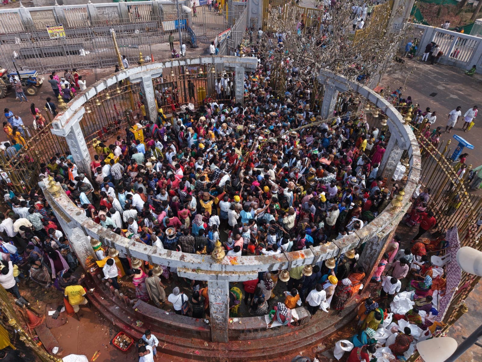 Sammakka–Saralamma Jatara Hundi Counting Begins