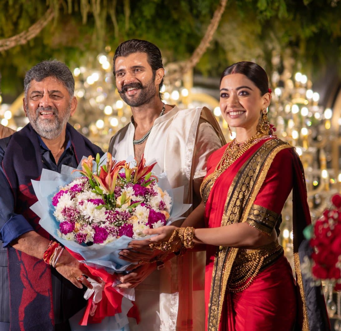 Vijay Deverakonda – Rashmika Reception at Taj Krishna
