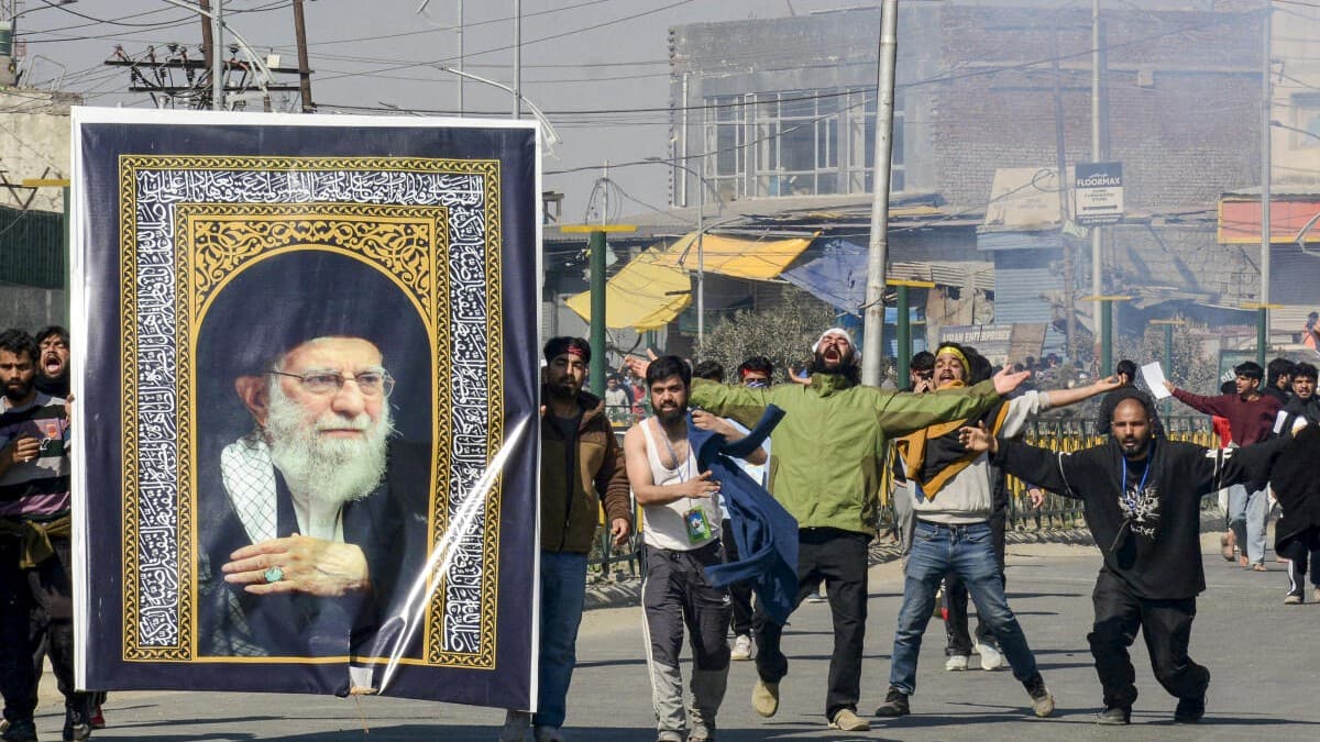 Protests in Kashmir Against Khamenei Assassination