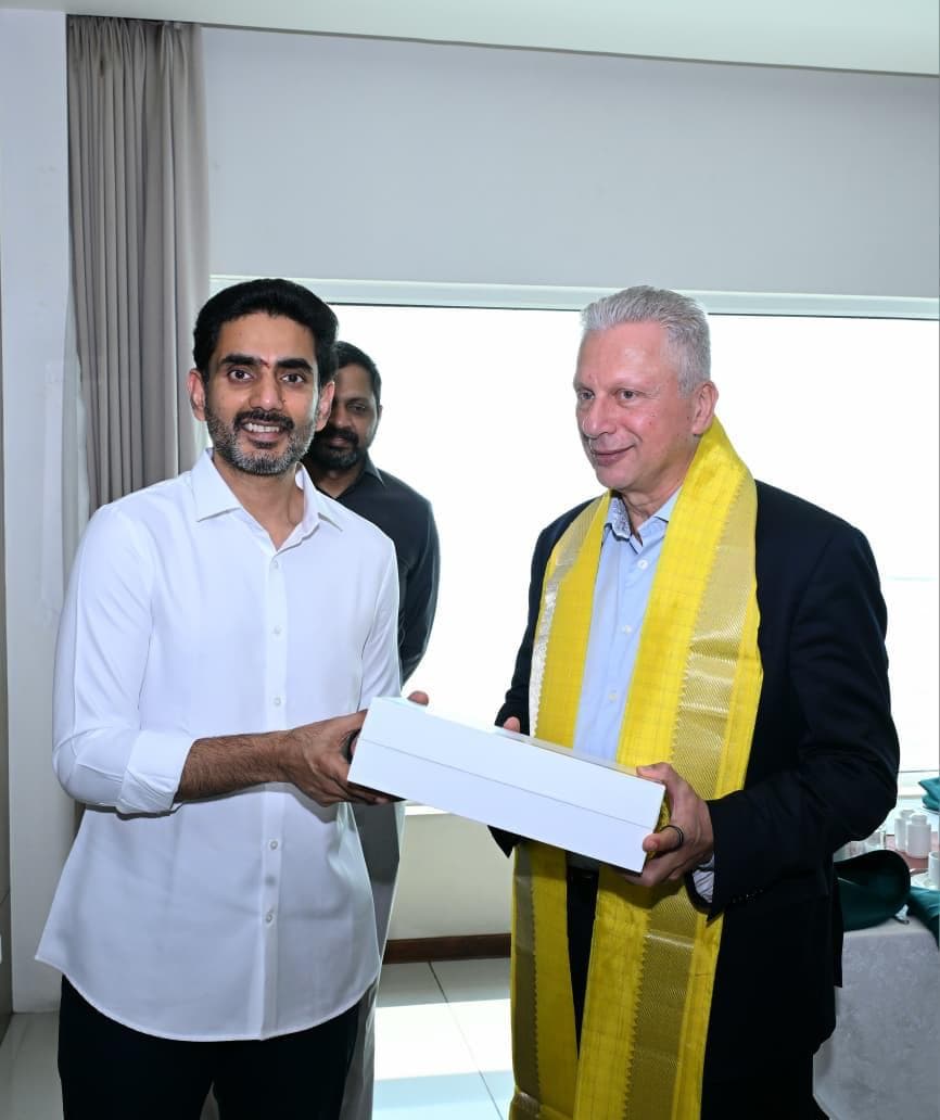 Minister Lokesh Meets Capgemini Global CEO Aiman Ezzat