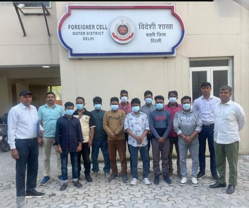 10 Bangladeshi Nationals Illegally Residing in Delhi on Fake Medical Visas Arrested
