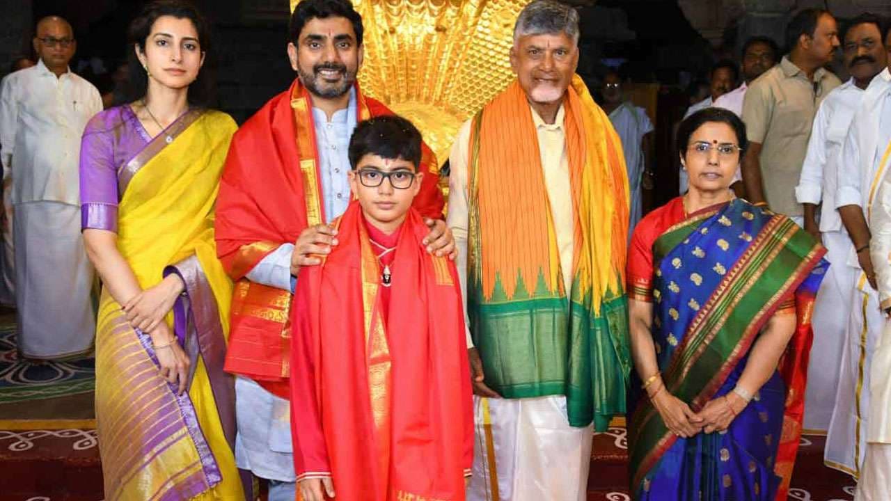 Grand Celebration of Nara Devansh’s Birthday at Tirumala