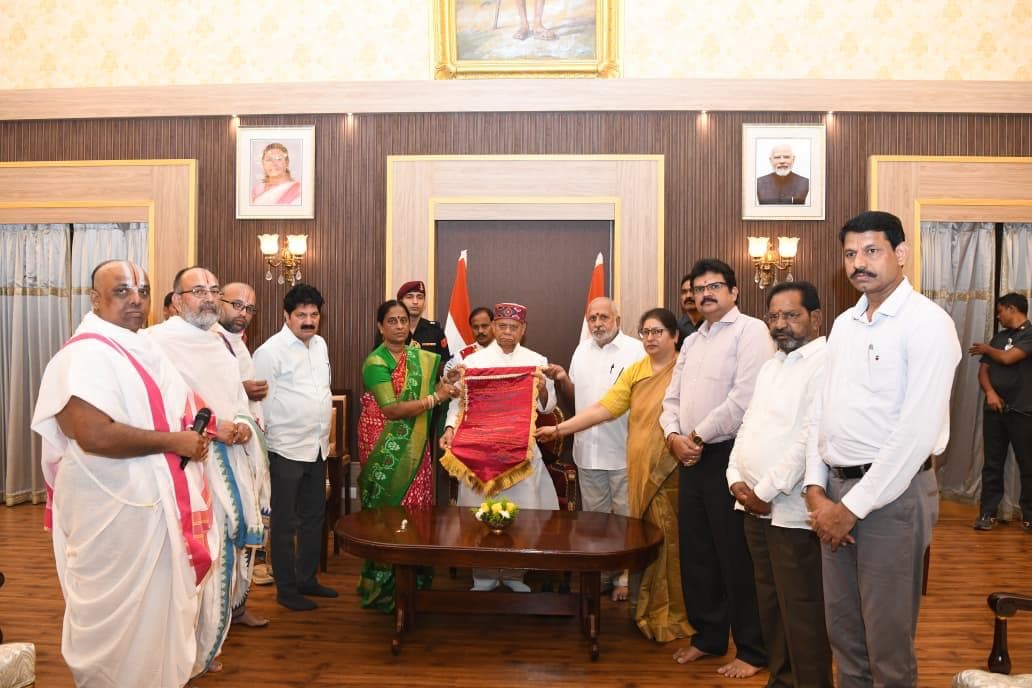 Minister Konda Surekha Meets Governor, Invites Him to Bhadrachalam Sitarama Kalyanam!
