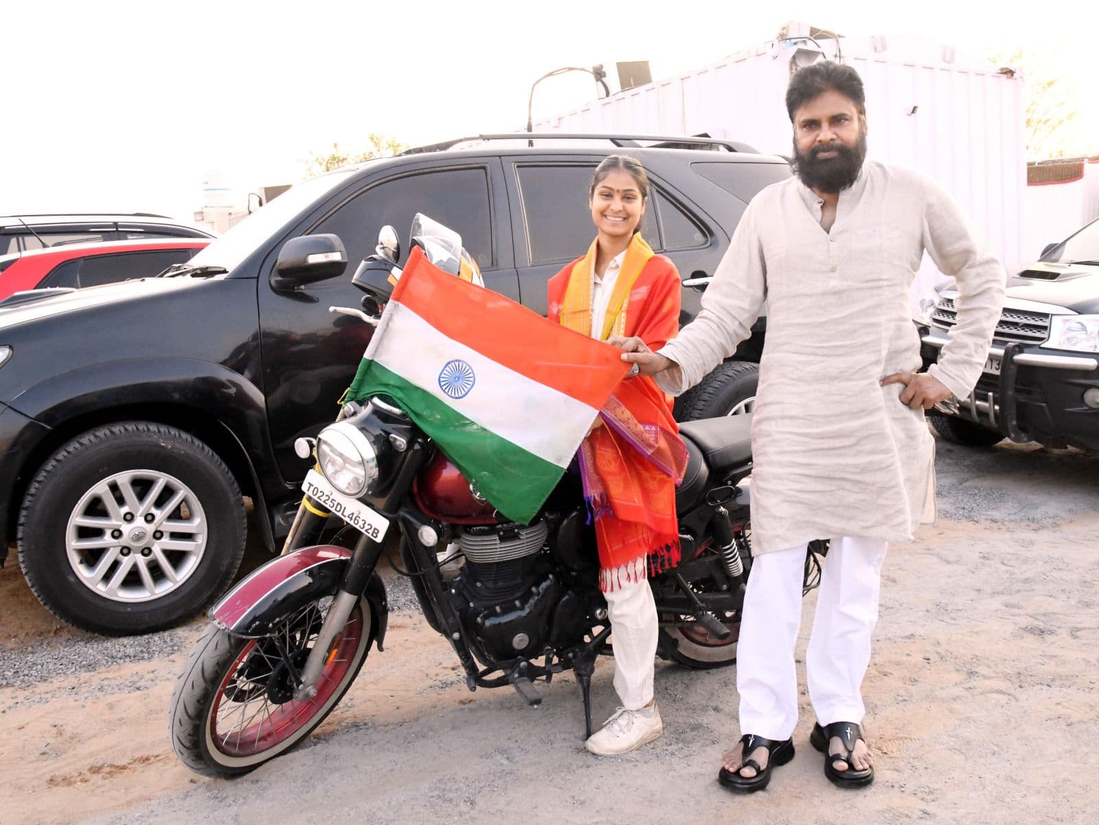 Young Biker Meets Deputy CM Pawan Kalyan