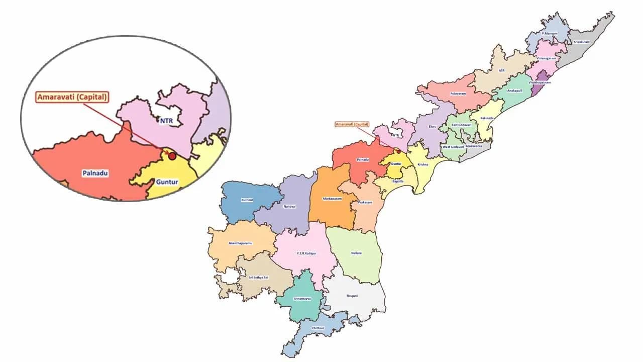 28 Districts in AP: Key Changes with the Release of New Map!
