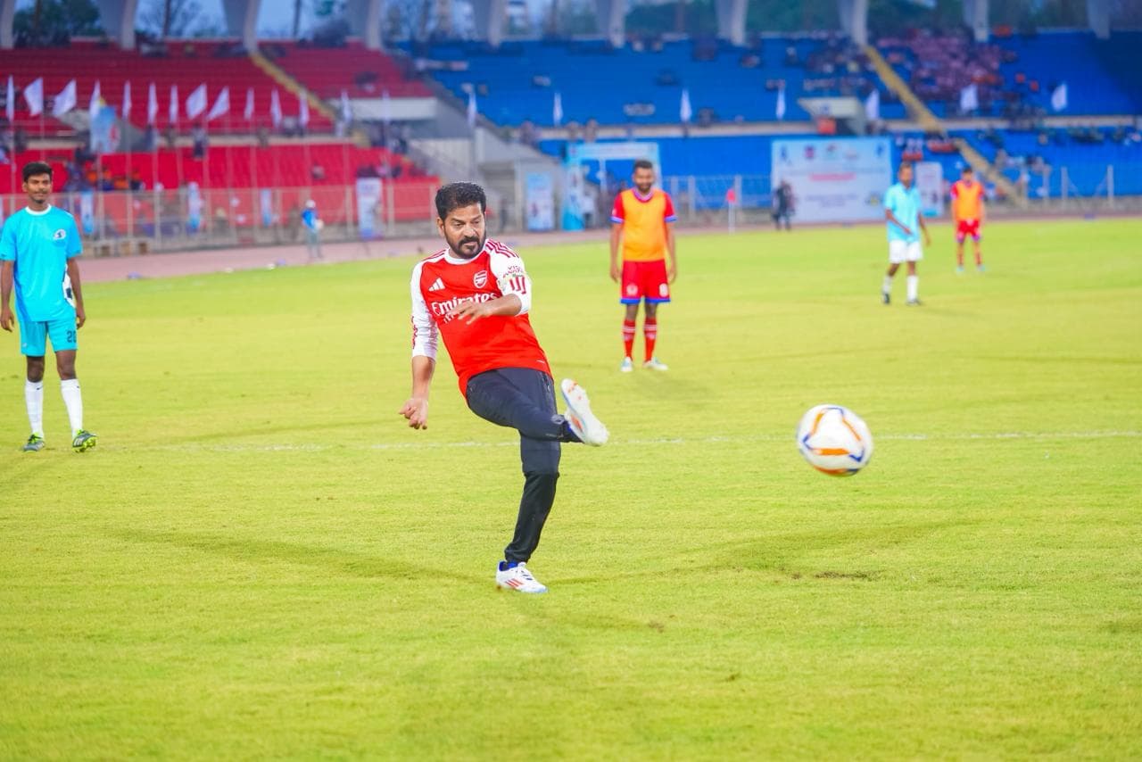 Hyderabad Has Nurtured Top Football Talent in the Country: CM Revanth