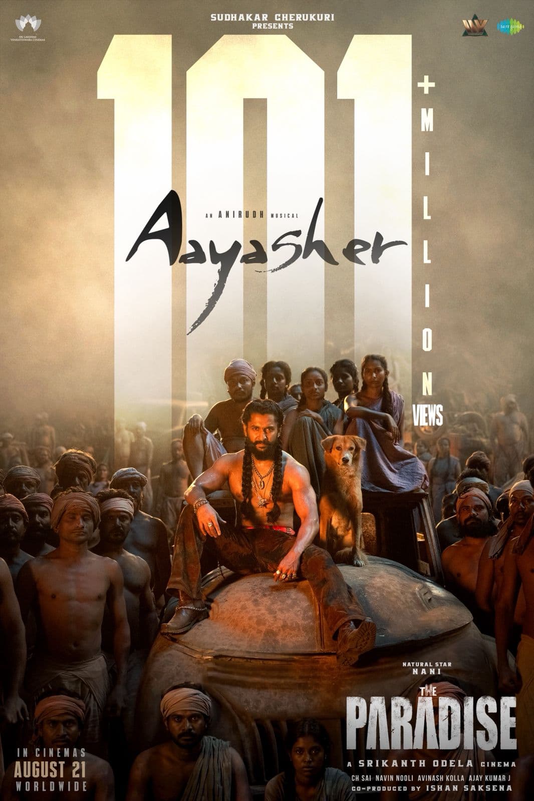 Nani’s “Aaya Sher” Song Becomes a Record Hit