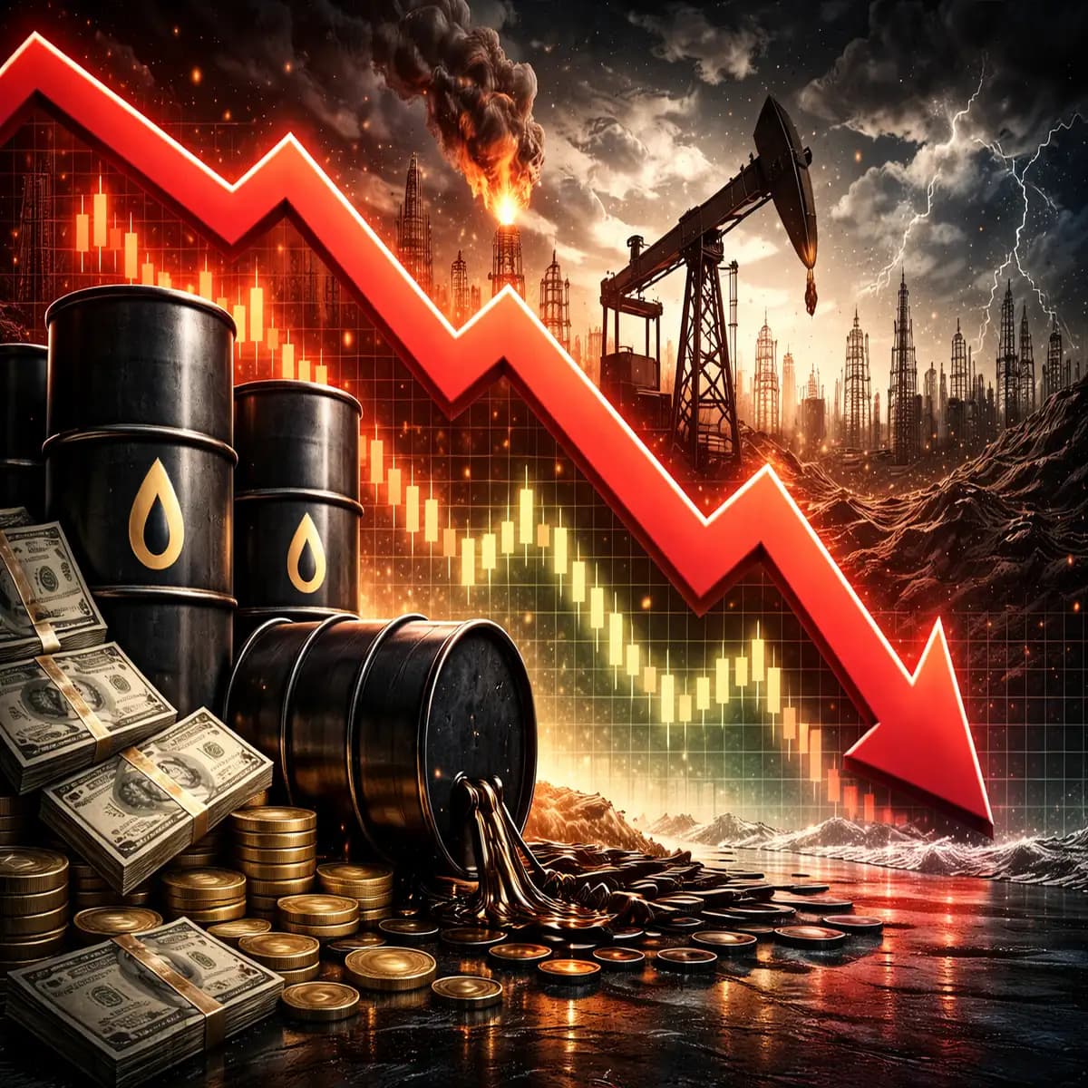 Trump effect Oil prices drop by 20%