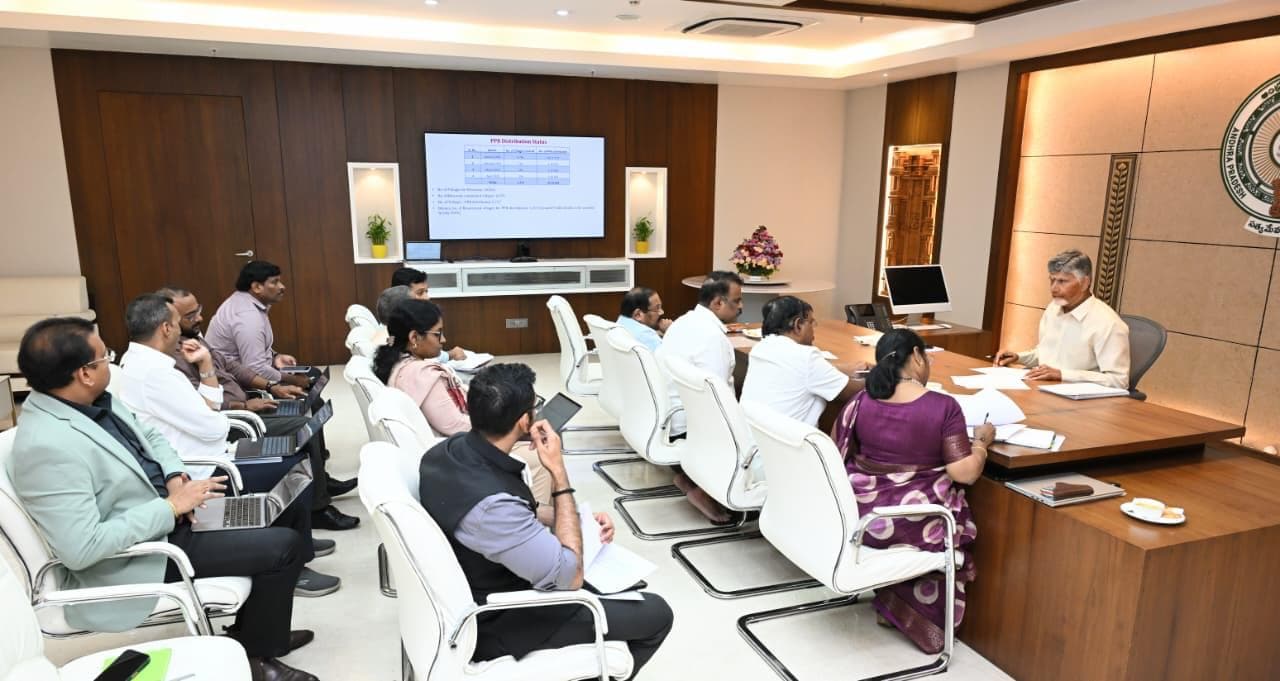 Distribution of 1.12 Crore Pattadar Passbooks to be Completed by March 2027 – CM Chandrababu