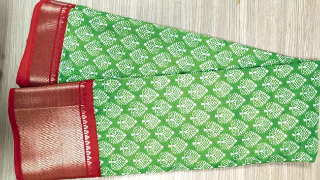 Parrot-Green Sarees for Women This Time Around