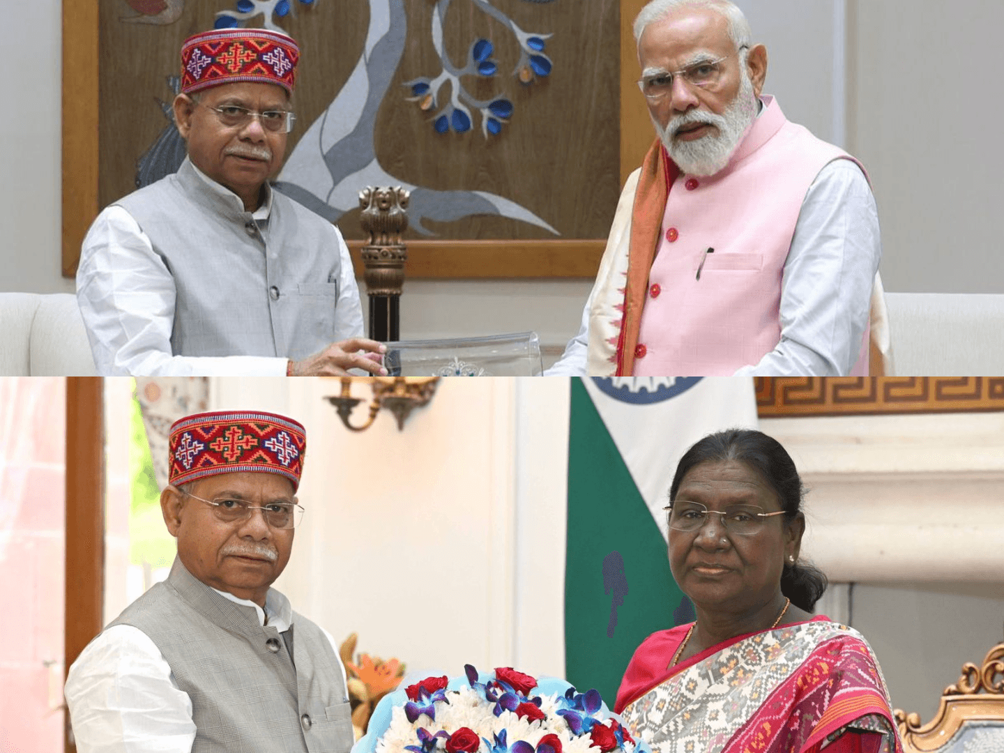 Telangana Governor Meets the President and Prime Minister