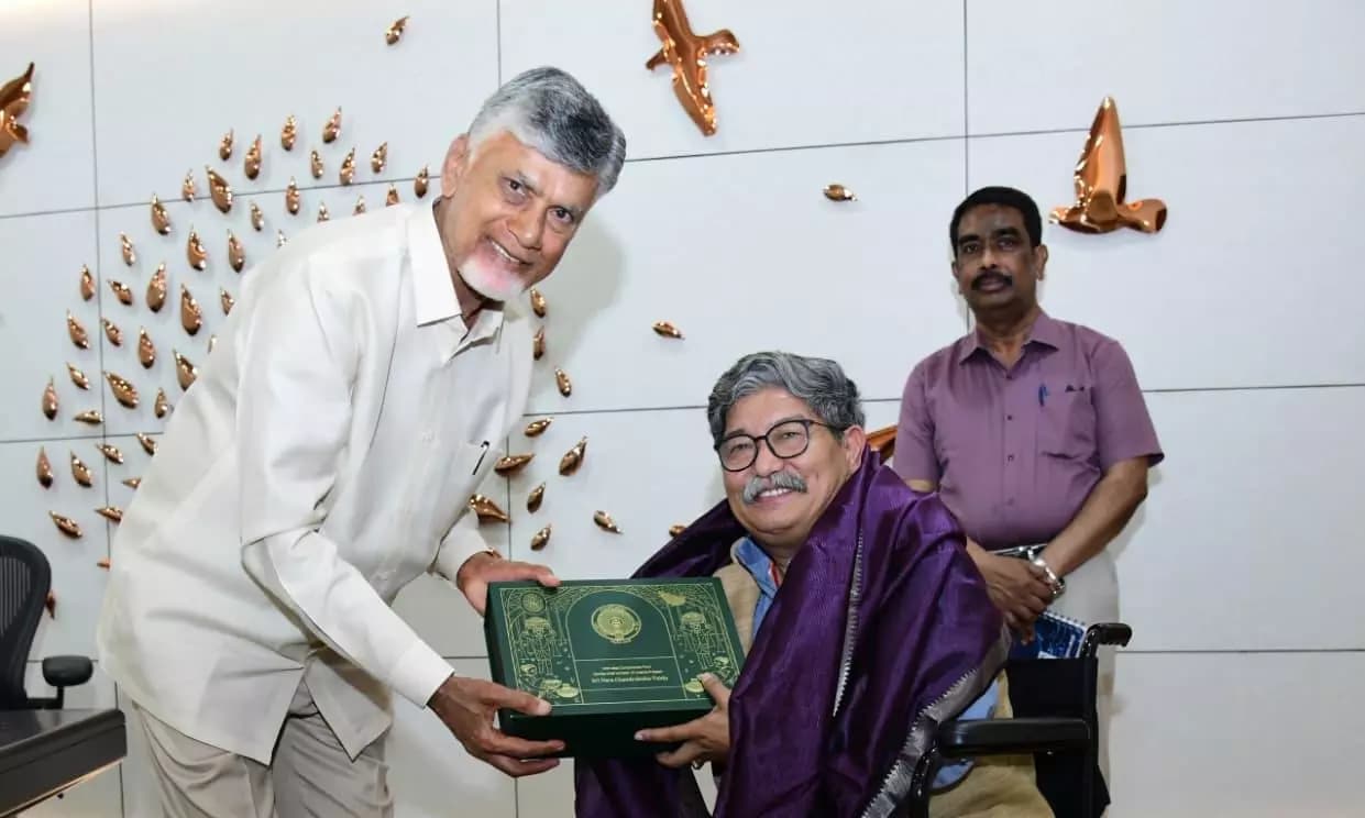 Godavari River Board Chairman Meets CM Chandrababu Naidu
