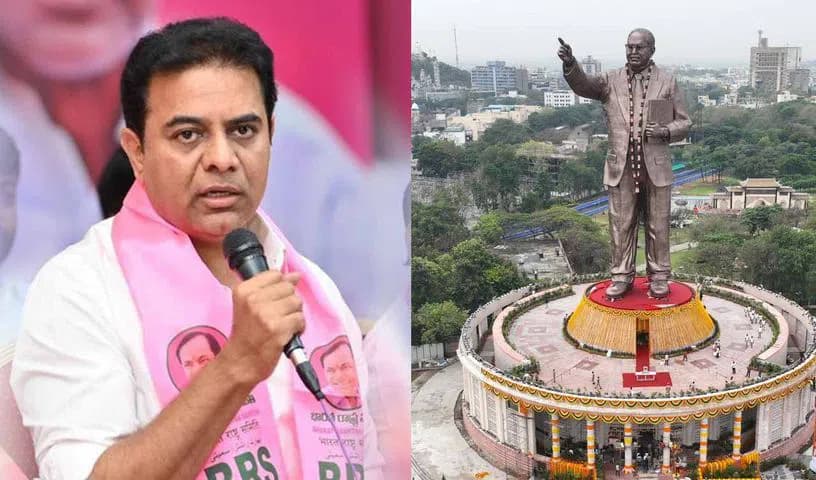 KTR Pays Tribute to Ambedkar