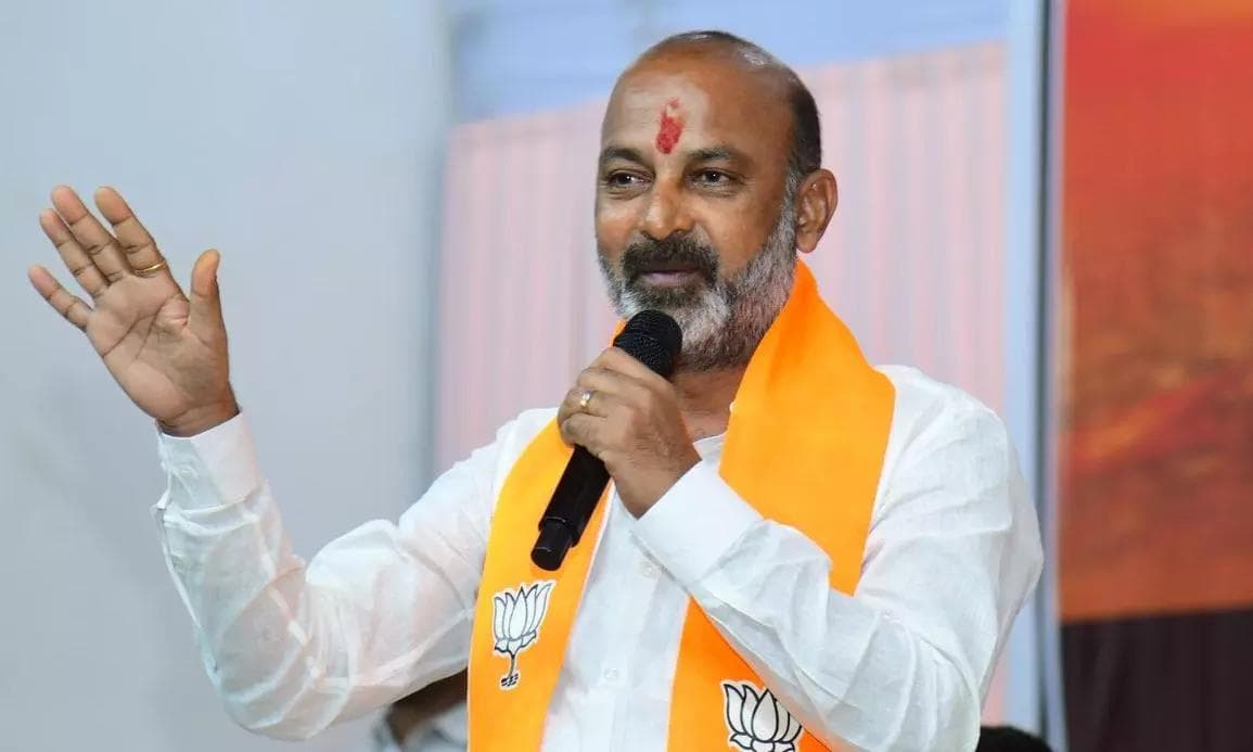 Bandi Sanjay Slams Congress, BRS Over Telangana Remarks Row!