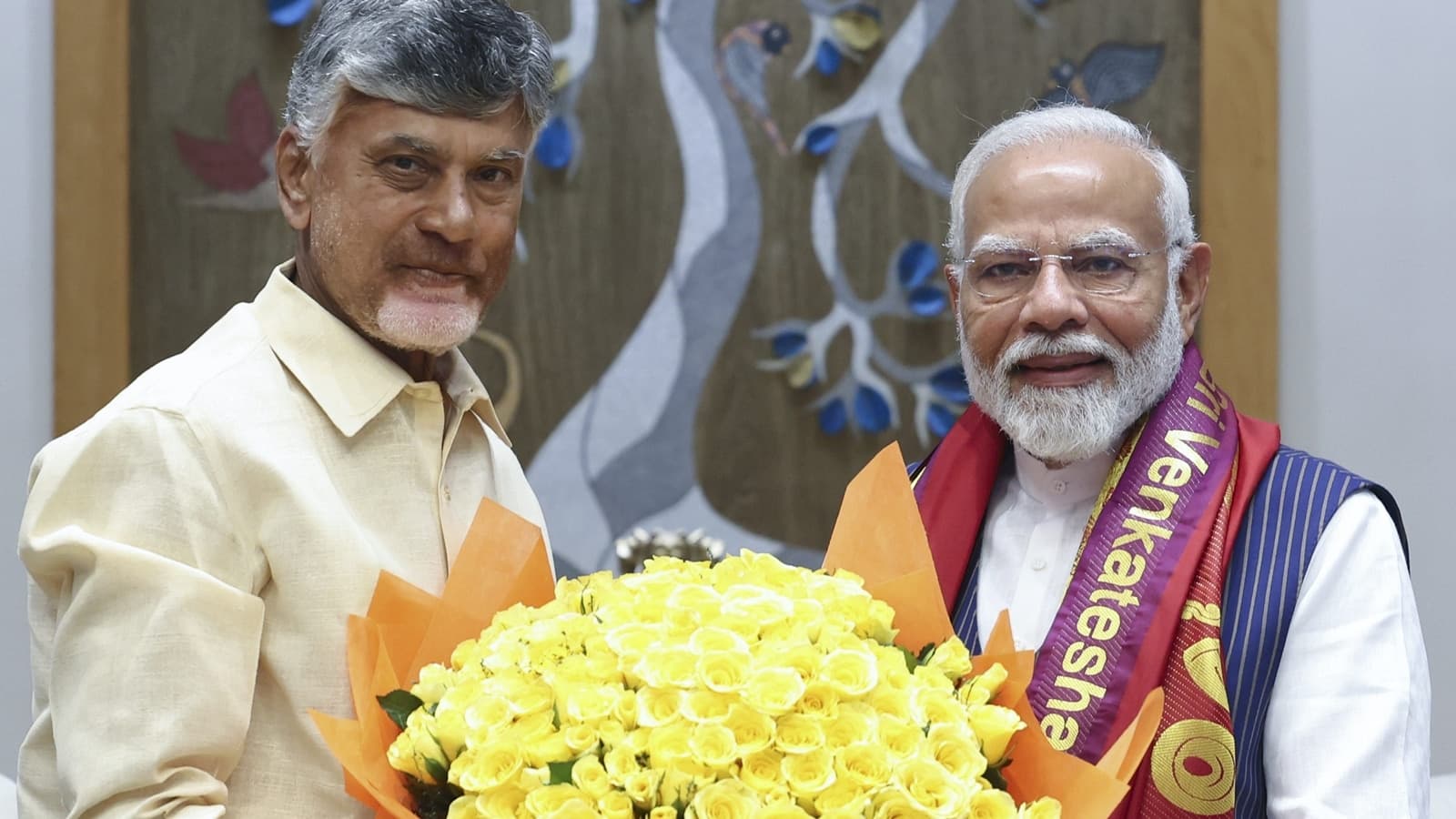 Prime Minister Narendra Modi Extends Birthday Wishes to AP CM Chandrababu Naidu