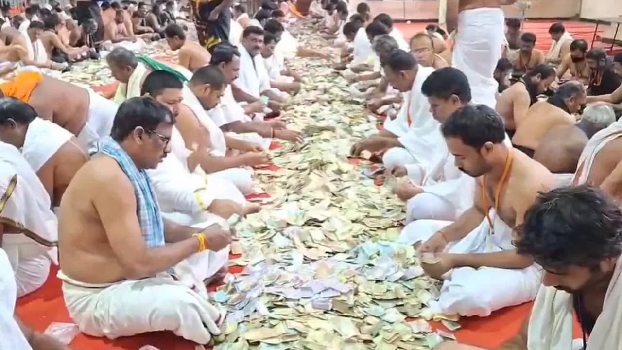 Srisailam Mallanna Hundi Counting