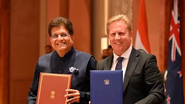 India Signs Major Trade Agreement with New Zealand